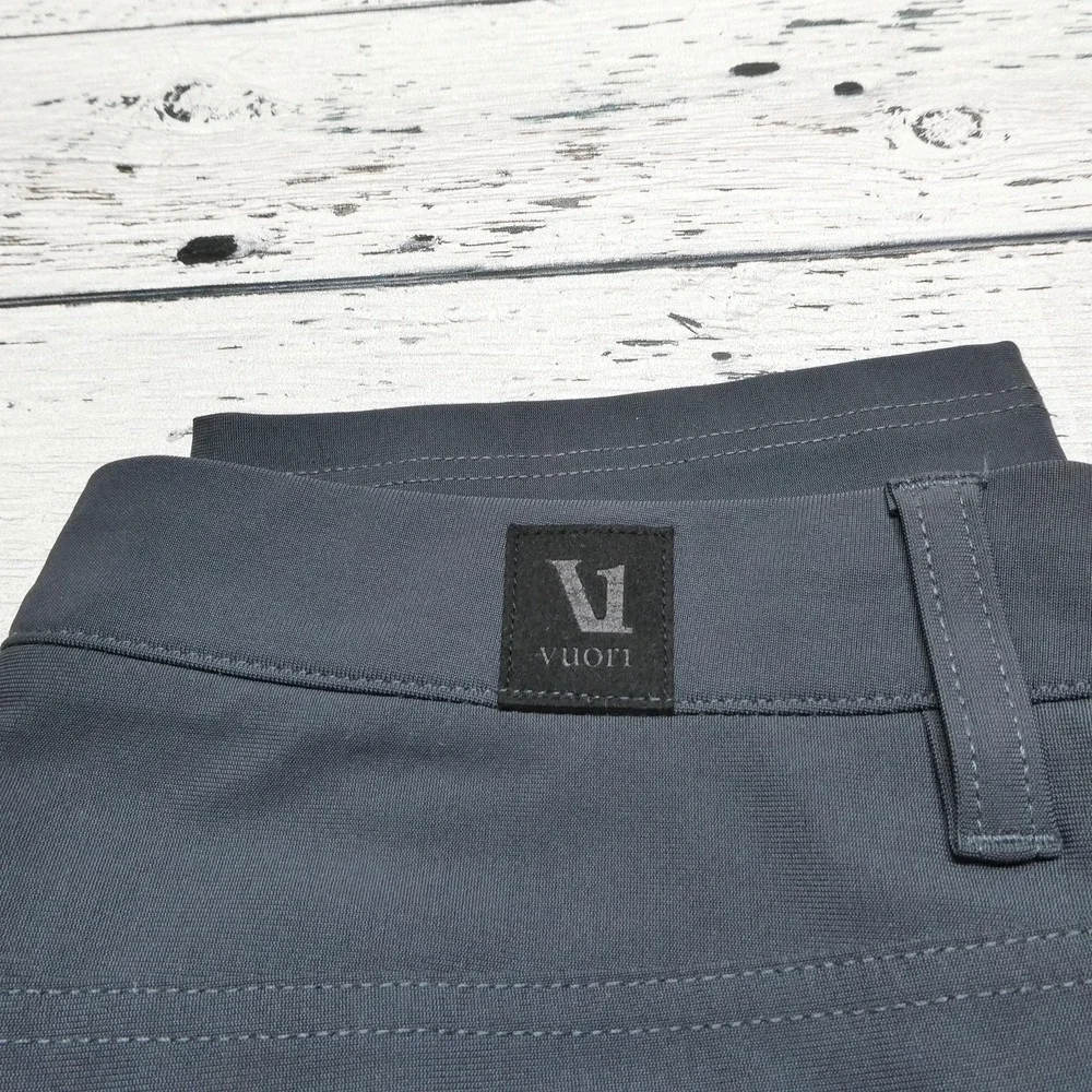 Vuori Pants Mens 30x29 Gray The‎ Rise The Shine Performance Golf Casual V430
